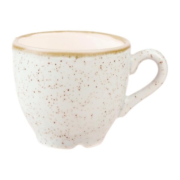 Espressokopjes | STONECAST | Porselein | Barley White | 10cl | 12 Stuks | 55(h)mm