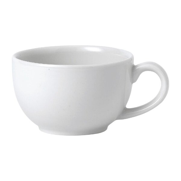 Cappuccinokopjes | CAFE | Keramiek | Wit | 17cl | 12 Stuks | Ø85mm