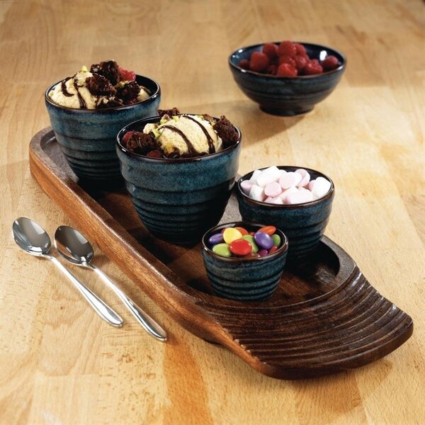 Sauspotjes | BIT ON THE SIDE | Porselein | Sapphire Blue | 11.4cl | 12 Stuks | Ø70mm