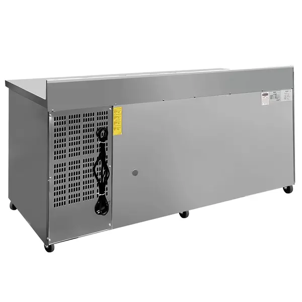 Koelwerkbank | 417L | 3 Deuren (1/1 GN) | +2°C/+8°C | Geforceerd | Achteropstand | Wielen (Geremd) | 1795x700x850/950(h)mm
