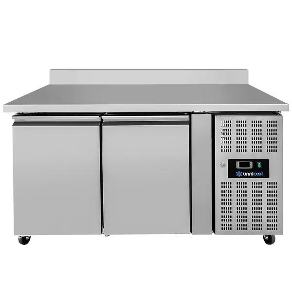 Koelwerkbank | 282L | 2 Deuren (1/1 GN) | +2°C/+8°C | Geforceerd | Achteropstand | Wielen (Geremd) | 1360x700x850/950(h)mm