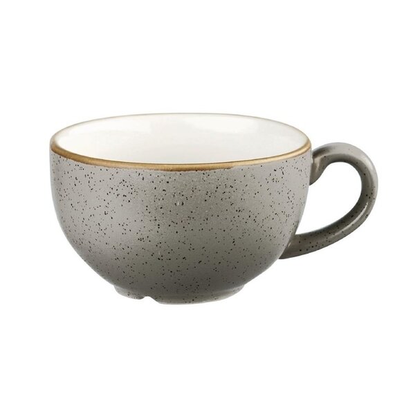 Cappuccinokopjes | STONECAST | Keramiek | Peppercorn Grey | 23.6cl | 12 Stuks | Ø315x190(h)mm