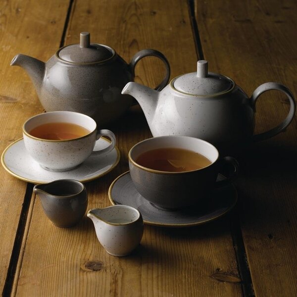Cappuccinokopjes | STONECAST | Keramiek | Peppercorn Grey | 23.6cl | 12 Stuks | Ø315x190(h)mm