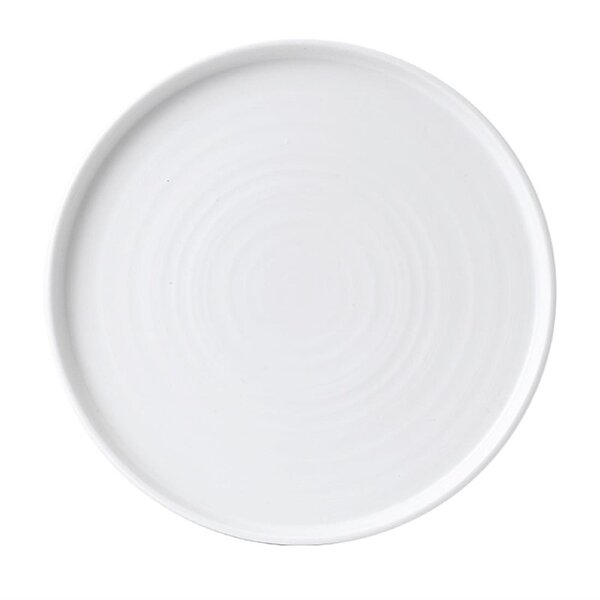 Borden | WALLED CHEFS PLATE | Keramiek | Wit | 6 Stuks | Ø210mm