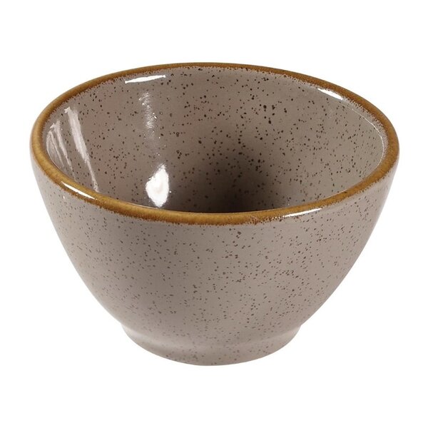 Sauspotjes | STONECAST | Porselein | Peppercorn Grey | 11cl | 12 Stuks | Ø85mm