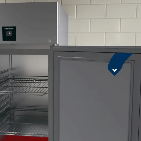 Koelkast | PERFECTION | 625L (2/1 GN) | RVS | +1°C/+15°C | Geforceerd | App | Temperatuur-/Deuralarm | 697x867x2115(h)mm