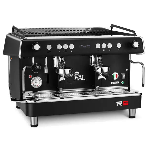 Espressomachine | VITTORIO RS | Zwart | 2 Groepen | Digitaal | 400V | 783x607x521(h)mm