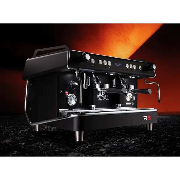 Espressomachine | VITTORIO RS | Zwart | Automatisch | 2 Groepen | Boiler 14L | Digitaal | 400V | 783x607x521(h)mm