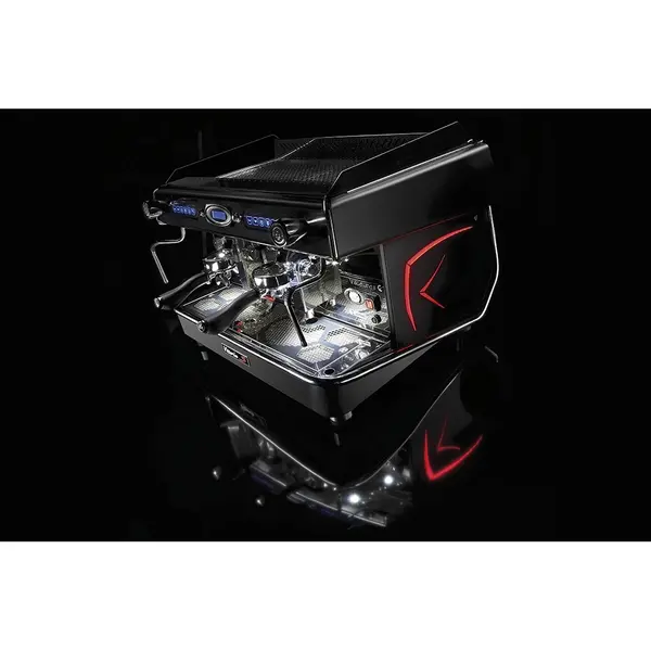 Espressomachine | VITTORIO S | Zwart | 2 Groepen | Analoog/Digitaal | 400V | 783x607x521(h)mm