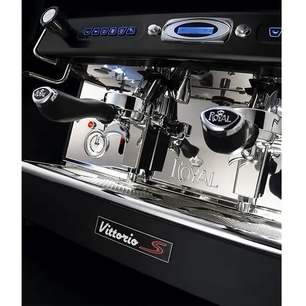 Espressomachine | VITTORIO S | Zwart | 2 Groepen | Analoog/Digitaal | 400V | 783x607x521(h)mm