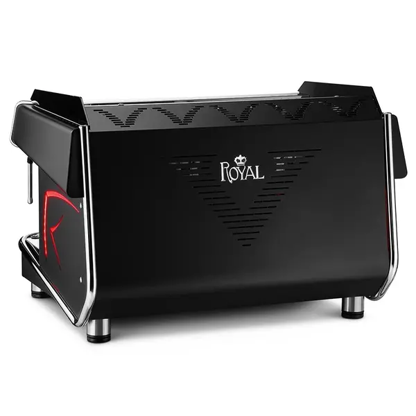 Espressomachine | VITTORIO S | Zwart | 2 Groepen | Analoog/Digitaal | 400V | 783x607x521(h)mm