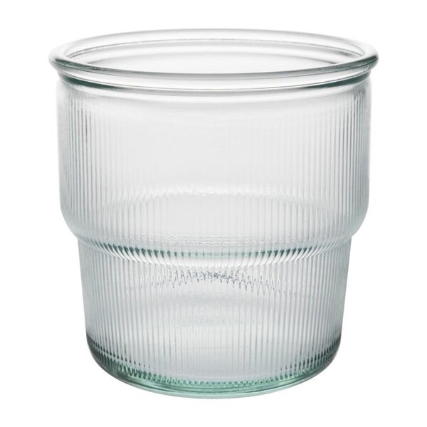 Tumblers | Glas (100% Gerecycled) | 30cl | 6 Stuks | Stapelbaar | Ø90x90(h)mm