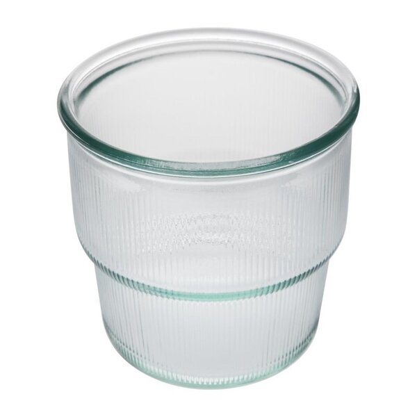 Tumblers | Glas (100% Gerecycled) | 30cl | 6 Stuks | Stapelbaar | Ø90x90(h)mm