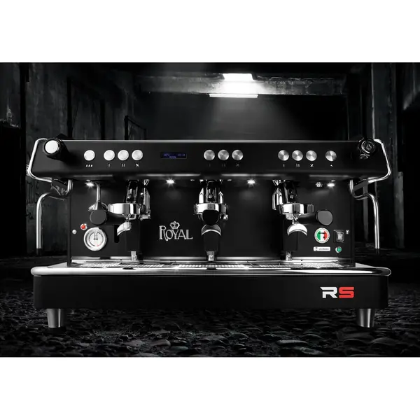 Espressomachine | VITTORIO RS | Zwart | 3 Groepen | Digitaal | 400V | 952x607x521(h)mm