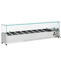 Diverso by Diamond Opzetkoelvitrine | 8x 1/4 GN | +2°C/+8°C | 1800x335x440(h)mm 