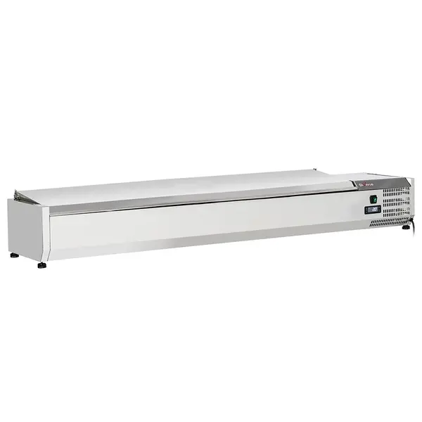 Opzetkoelvitrine | 8x 1/4 GN | +2°C/+8°C | 1800x335x282(h)mm