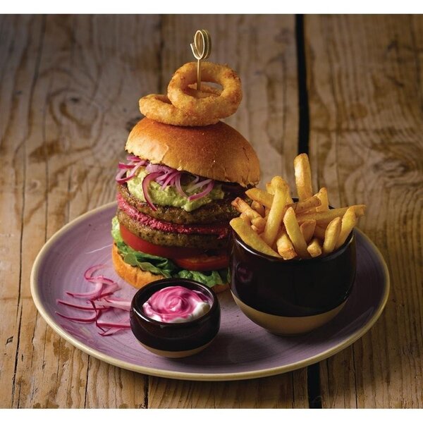 Borden | STONECAST | Keramiek | Lavender | 12 Stuks | Ø165mm