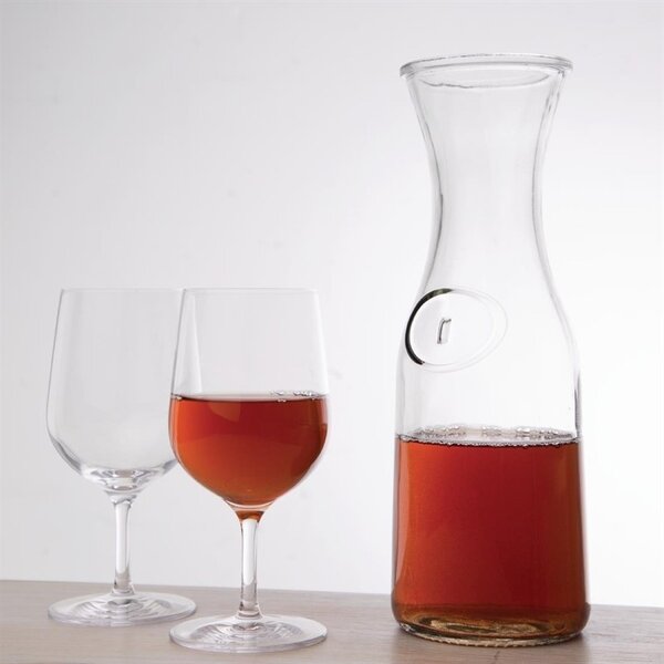 Karaffen | Glas | 1L | Open | 6 Stuks | Ø95x275(h)mm