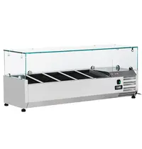 Diverso by Diamond Opzetkoelvitrine | 5x 1/4 GN | +2°C/+8°C | 1200x335x440(h)mm 