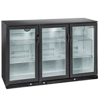 Diverso by Diamond Barkoelkast | BACK BAR | 320L | Zwart | +1°C/+10°C | Statisch + Ventilator | Draaideuren | 1350x520x900(h)mm 
