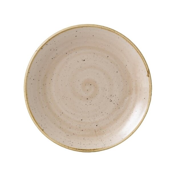 Coupeborden | STONECAST | Porselein | Nutmeg Cream | 12 Stuks | Ø165mm