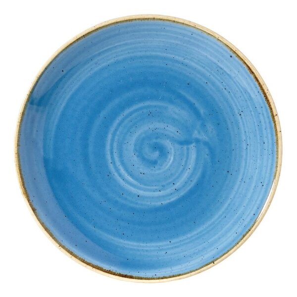 Coupeborden | STONECAST | Porselein | Cornflower Blue | 12 Stuks | Ø165mm