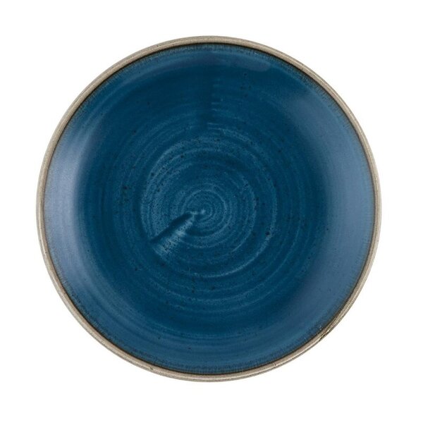 Coupeborden | STONECAST | Keramiek | Java Blue | 12 Stuks | Ø165mm