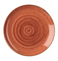 Churchill Coupeborden | STONECAST | Porselein | Spiced Orange | 12 Stuks | Ø165x115(h)mm 