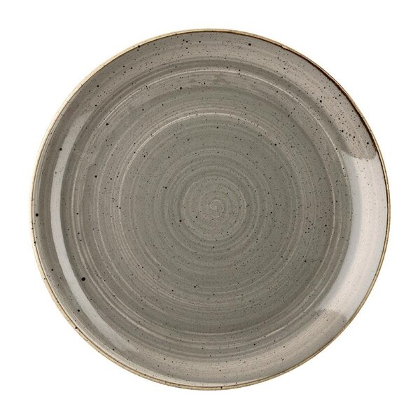 Coupeborden | STONECAST | Porselein | Peppercorn Grey | 12 Stuks | Ø165mm
