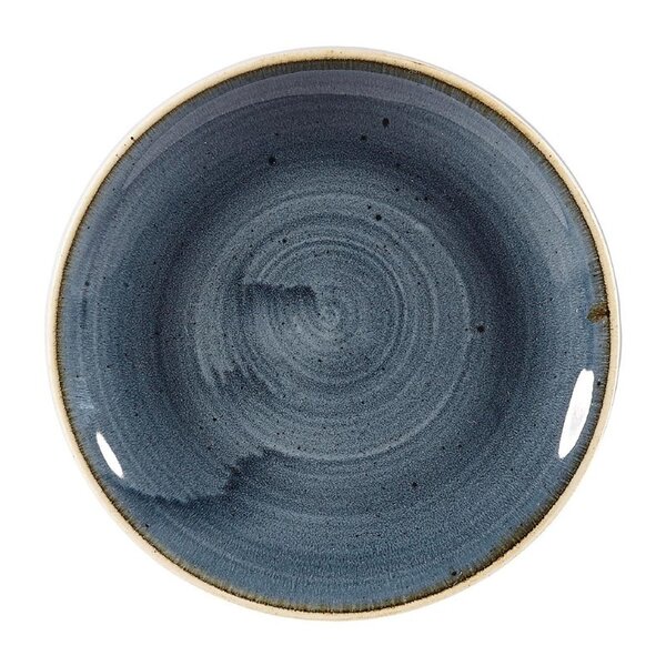 Coupeborden | STONECAST | Porselein | Blueberry | 12 Stuks | Ø165mm