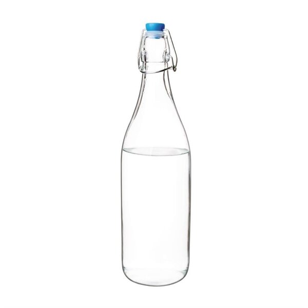 Flessen | Glas | 1L | Beugelsluiting | 6 Stuks | Ø90x320(h)mm