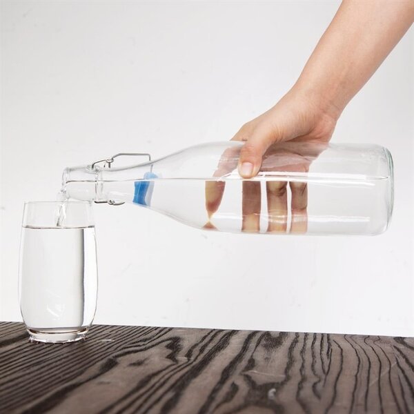 Flessen | Glas | 1L | Beugelsluiting | 6 Stuks | Ø90x320(h)mm