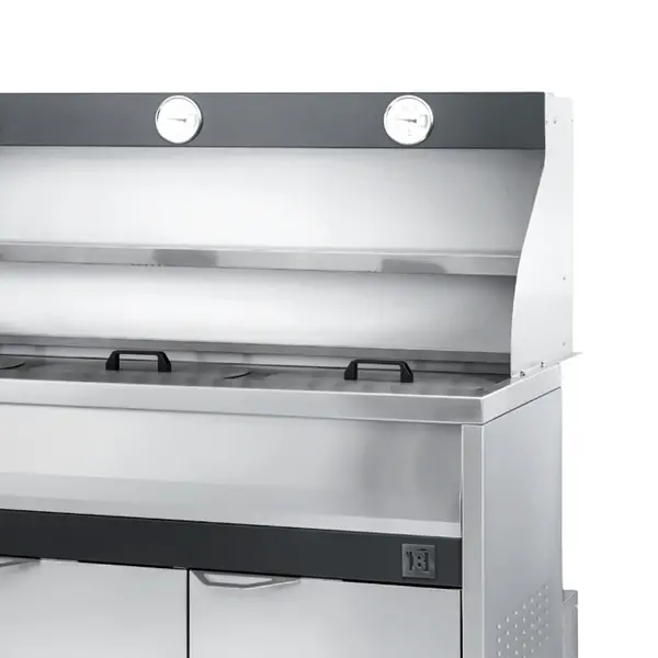 Friteuse | MASTER FRYER | Gas | 16+16+16L | 54kW | Piëzo Ontsteking | Aftapkranen | 1650x1000x880/1490(h)mm