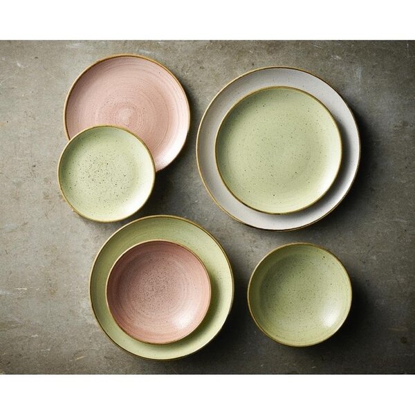 Coupeborden | STONECAST RAW | Green | 12 Stuks | Ø165mm