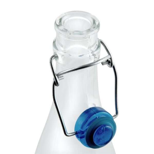 Flessen | Glas | 1L | Beugelsluiting | 6 Stuks | Ø90x340(h)mm