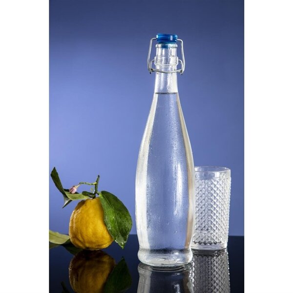 Flessen | Glas | 1L | Beugelsluiting | 6 Stuks | Ø90x340(h)mm