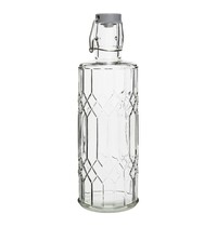 Olympia Flessen | GEO | Glas | 1L | Beugelsluiting (Luchtdicht) | 6 Stuks | Ø88x282(h)mm 
