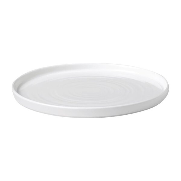 Borden | WALLED CHEFS PLATE | Keramiek | Wit | 6 Stuks | Ø260mm