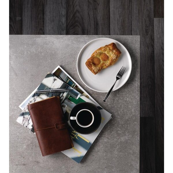 Borden | WALLED CHEFS PLATE | Keramiek | Wit | 6 Stuks | Ø260mm