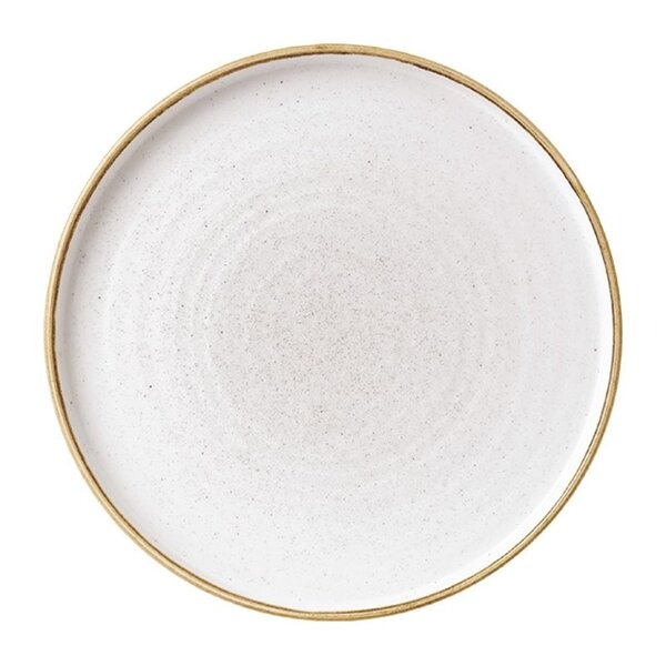 Borden | STONECAST | Keramiek | Barley White | 6 Stuks | Ø210mm