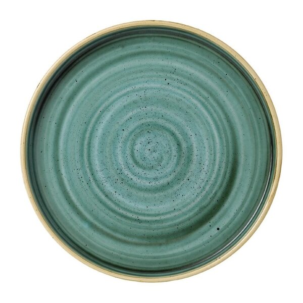 Borden | STONECAST | Porselein | Samphire Green | 6 Stuks | Ø210x20(h)mm