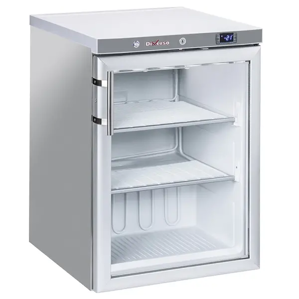 Vrieskast | 200L | Grijs | -15°C/-20°C | Statisch | Temperatuur-/Deuralarm | Wielen | 600x625x853(h)mm