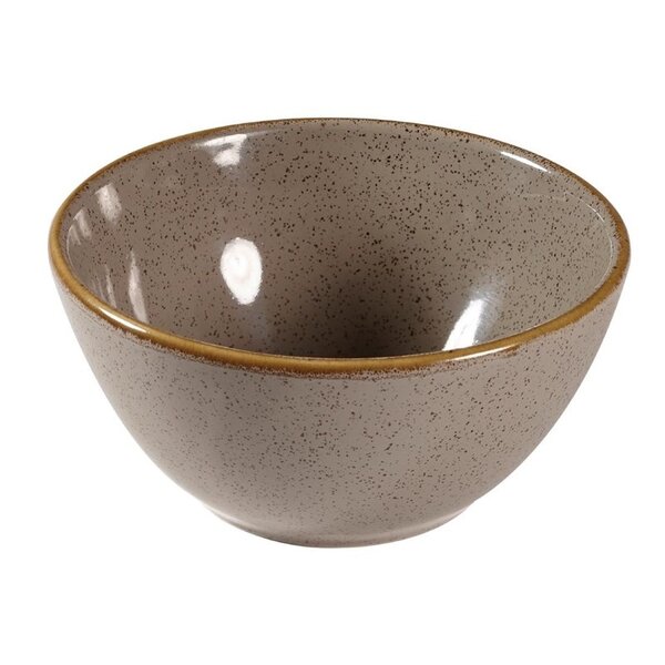 Tapasschaaltjes | STONECAST | Porselein | Peppercorn Grey | 40cl | 12 Stuks | Ø130mm