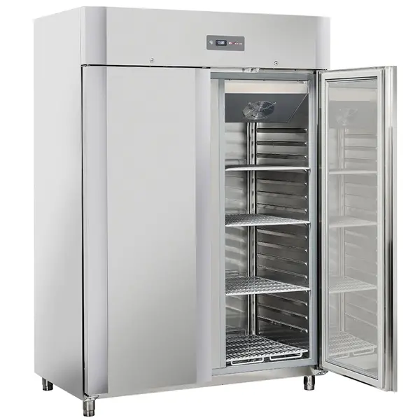 Koelkast | 1200L (2/1 GN) | RVS | -2°C/+8°C | Geforceerd | Wielen (Geremd) | 1400x823x2045(h)mm