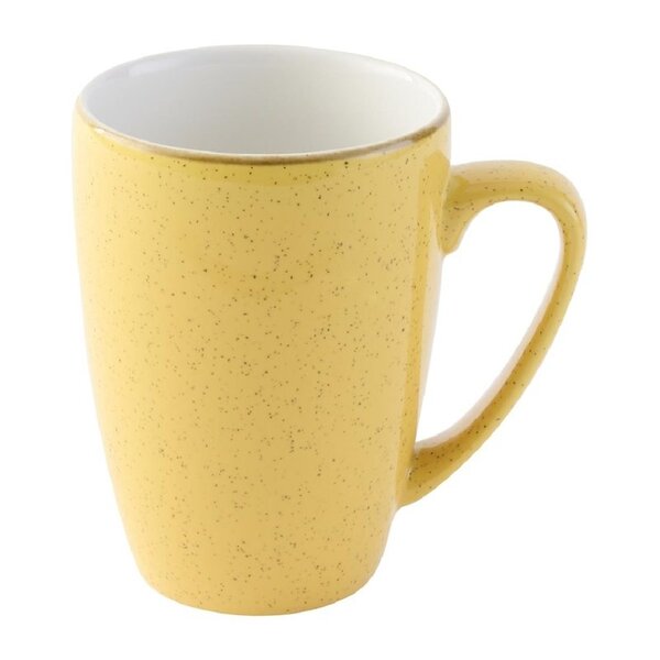 Mokken | STONECAST | Keramiek | Mustard Seed Yellow | 34cl | 12 Stuks | 106x110(h)mm