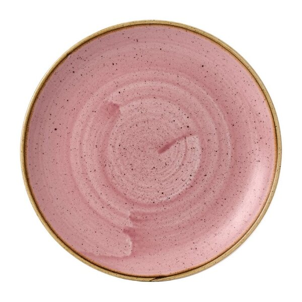 Coupeborden | STONECAST | Porselein | Petal Pink | 12 Stuks | Ø217mm
