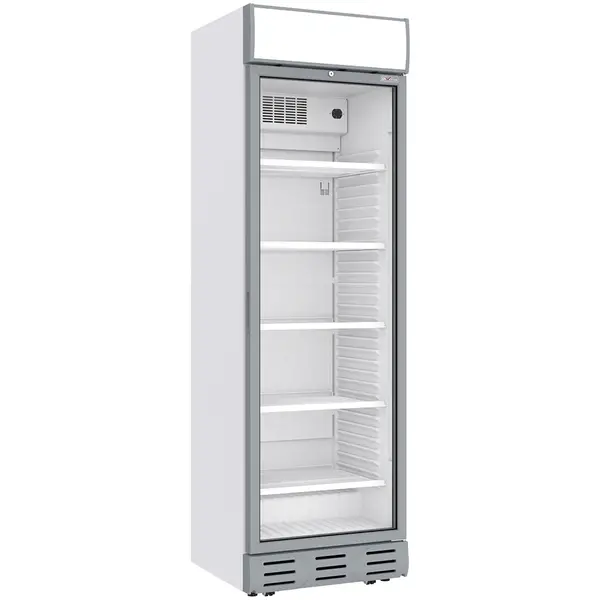 Koelkast | 382L | Wit/Grijs | +1°C/+9°C | Geforceerd | Wielen | 595x650x2000(h)mm