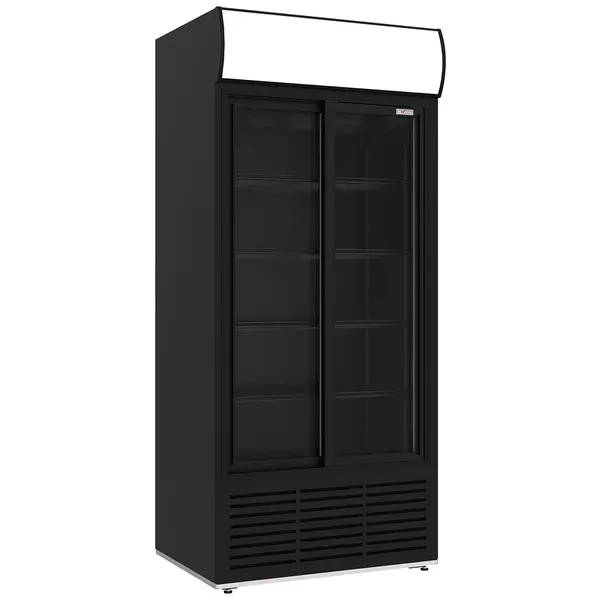 Koelkast | 783L | Zwart | +1°C/+9°C | Geforceerd | Schuifdeuren | Wielen (Geremd) | 880x715x2009(h)mm