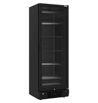 Diverso by Diamond Vrieskast | 382L | Zwart | -18°C/-24°C | Statisch + Ventilator | Wielen | 640x670x1875(h)mm