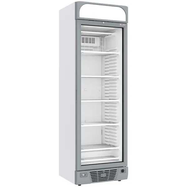 Vrieskast | 374L | Wit/Grijs | -18°C/-24°C | Geforceerd | Wielen | 640x670x1980(h)mm